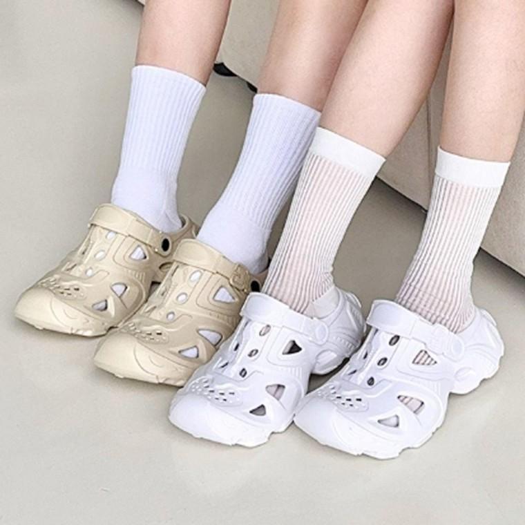 남녀 뒤꿈치 연결끈 물빠짐 샌들 1P 물놀이 여름 신발