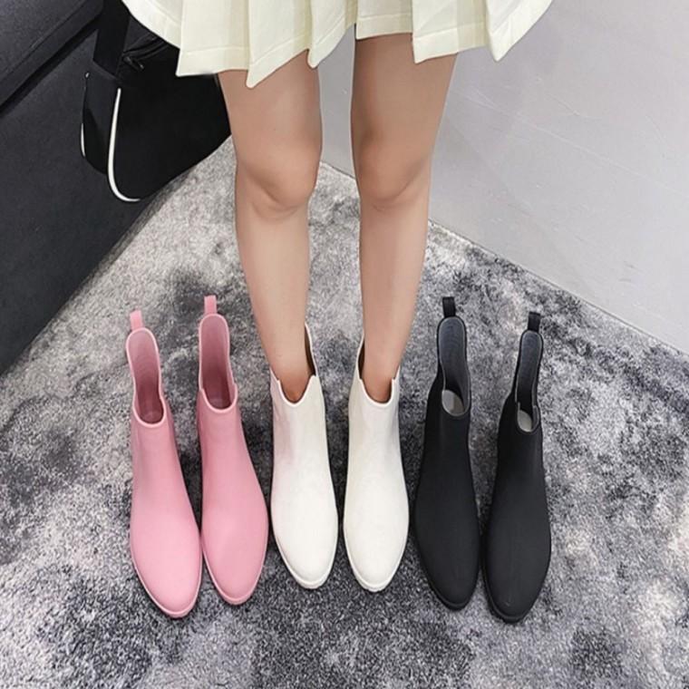 3컬러 레인부츠 장화 부츠 여름장화 여자 발편한 장마