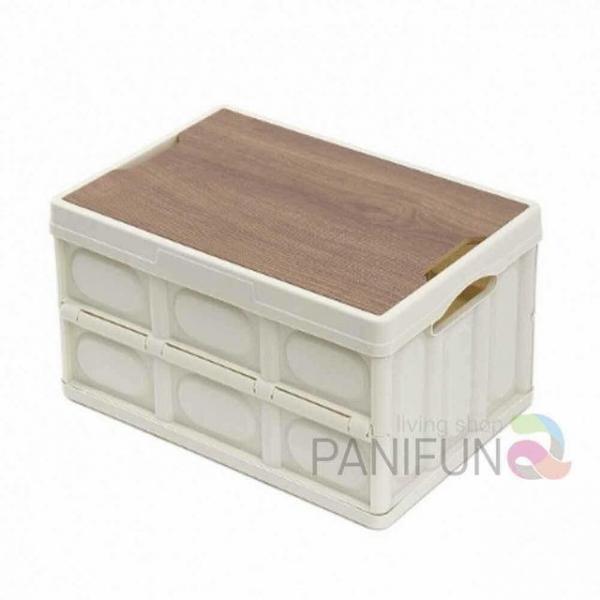 56L 캠핑폴딩박스 아이보리 캠핑용테이블 캠핑탁자 캠핑미니테이블 캠프박스 휴대용접이식테이블