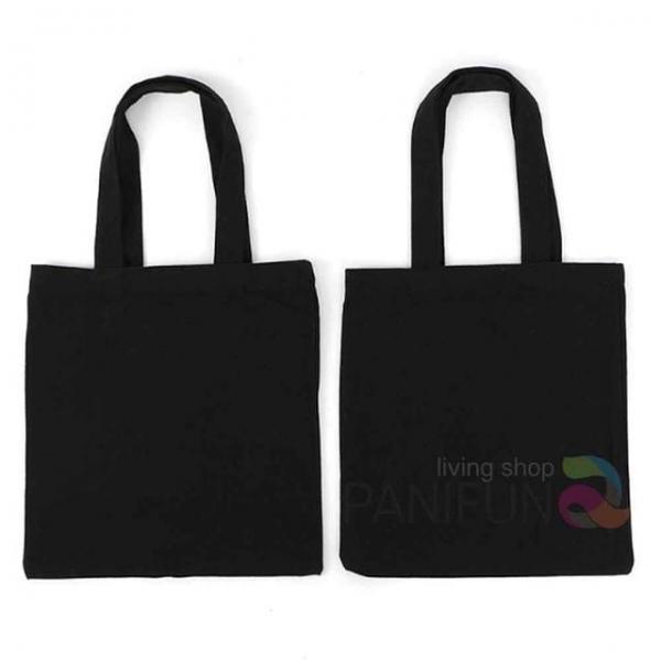 마이 무지백 2p 블랙 29x32.5 여름에코백 보조가방 지퍼에코백 천가방 면가방