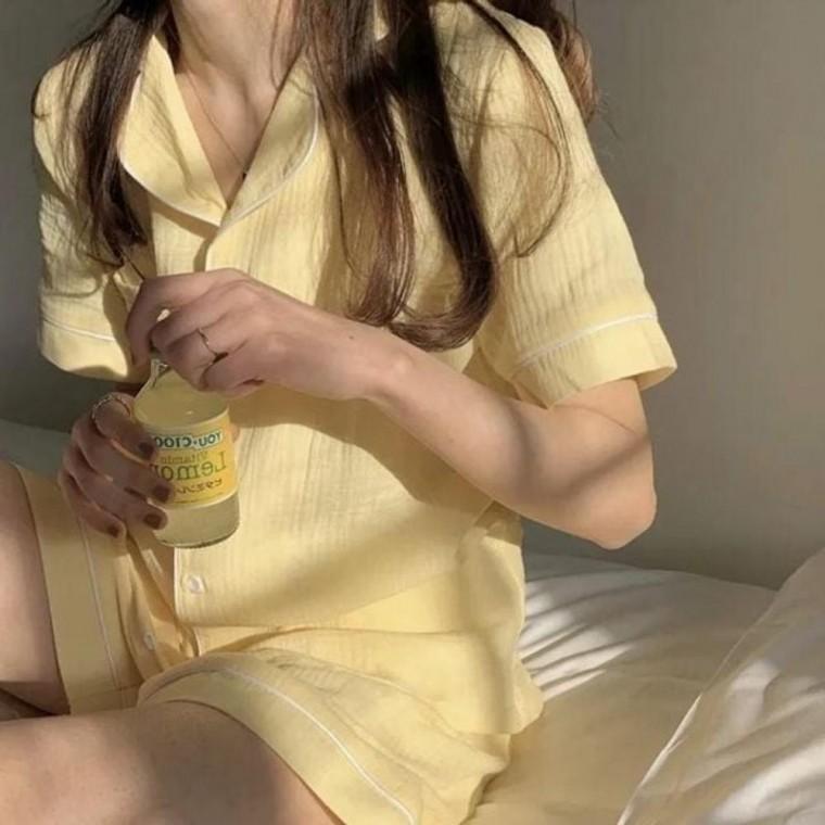 반팔 파스텔 여성 베이직 여름 상하세트 홈웨어 잠옷 반팔 여름홈웨어 여성