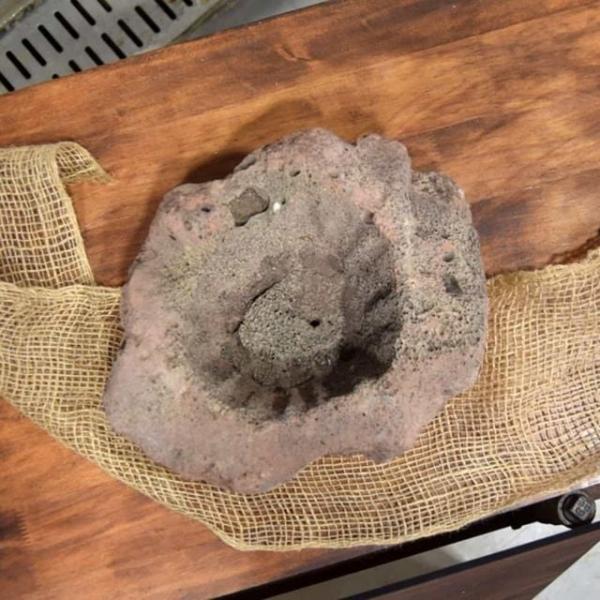 화산석 약 25cm 원형화분 카페화분