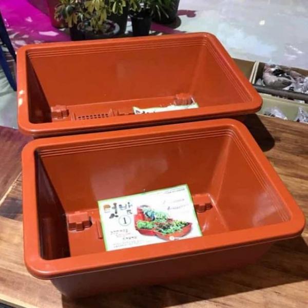 텃밭 화분 바퀴 68x46 상자텃밭 옥상텃밭