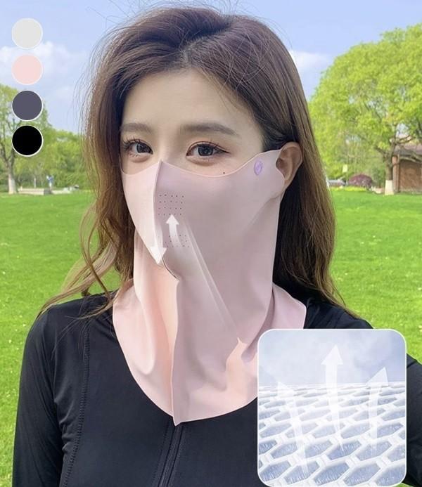 숨쉬기 편한 3D 에어홀 여름 쿨링 자외선 차단 넥마스크