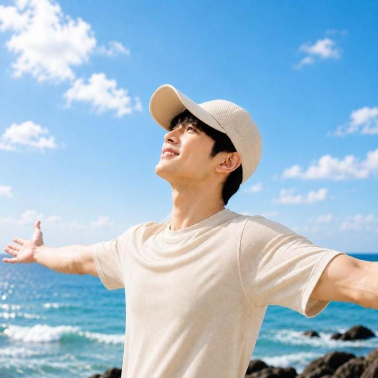 EAS 대두 메쉬 깊은볼캡 햇빛차단 여름야구모자 EAS-1009794