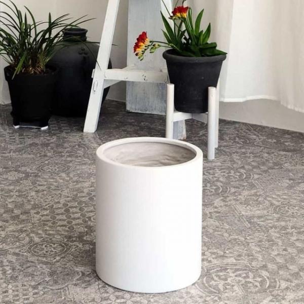 수지 원통 화분 30x35 작은꽃화분 선인장화분