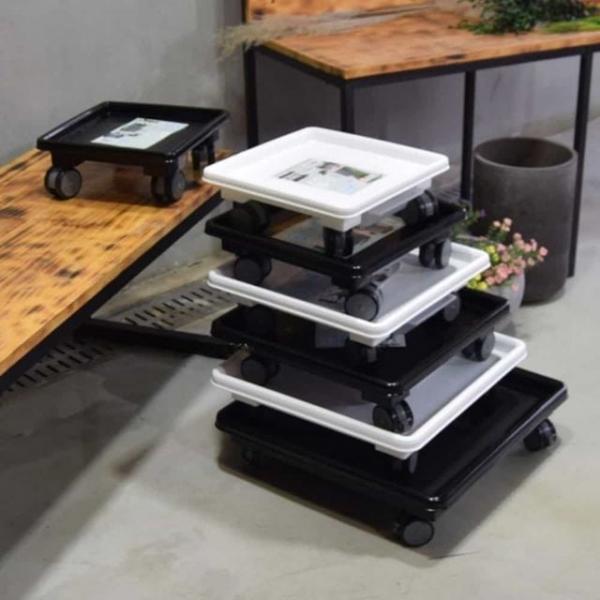 바퀴 389mm 화분 받침 화분선반 화분진열대