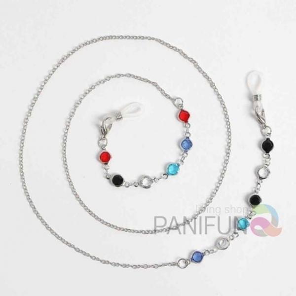 보석 안경줄 실버 안경스트랩 선글라스줄 패션안경줄 선글라스스트랩 큐빅안경줄스트랩