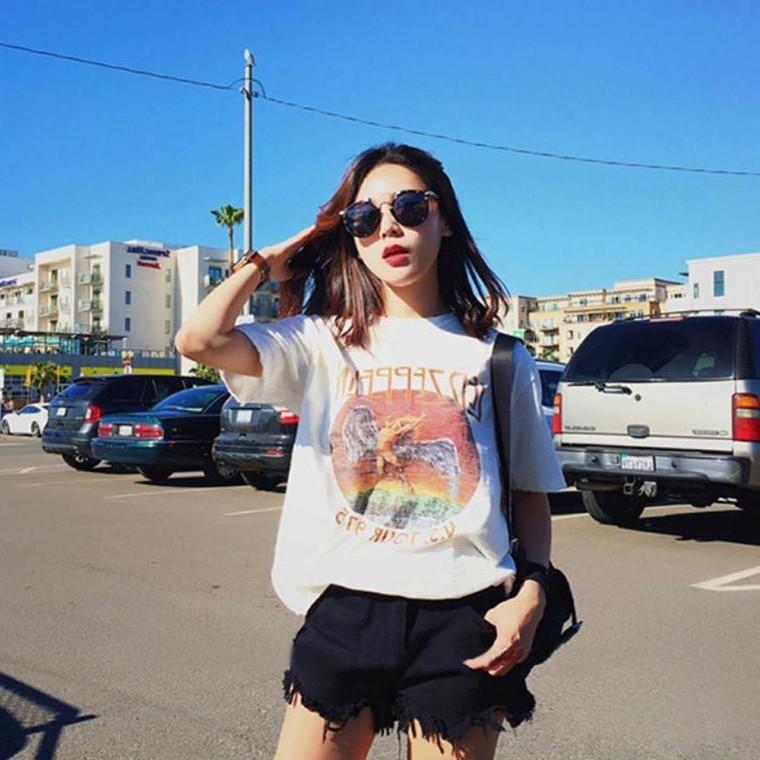 여자 블랙진 핫팬츠 밑단 칼구제 디스 청바지 데님팬츠 여름 데님청바지