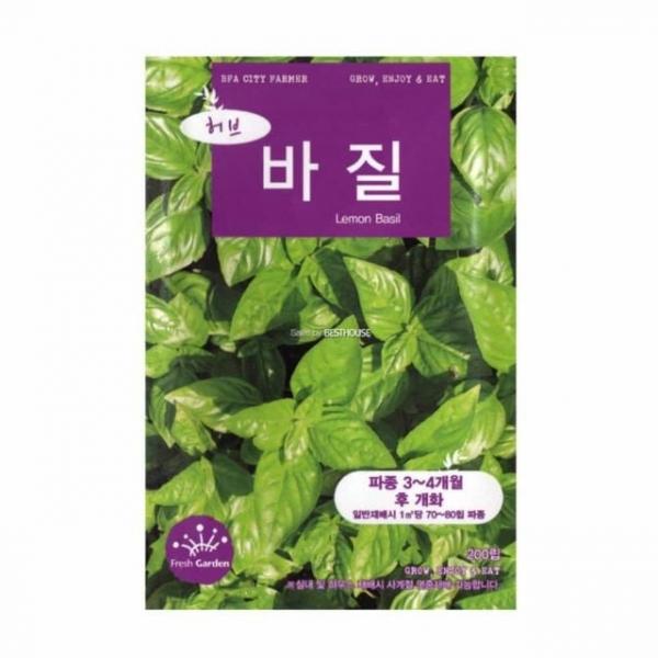 씨앗 허브 레몬 바질 종자씨 주말텃밭