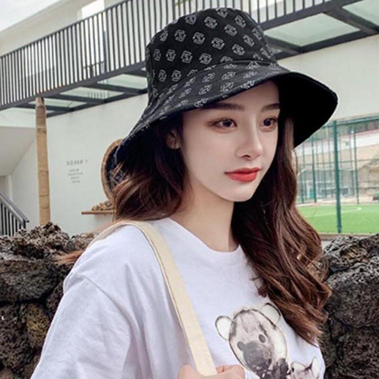 패턴 벙거지모자 여성 여름 챙넓은 썬캡 자외선차단 버킷햇