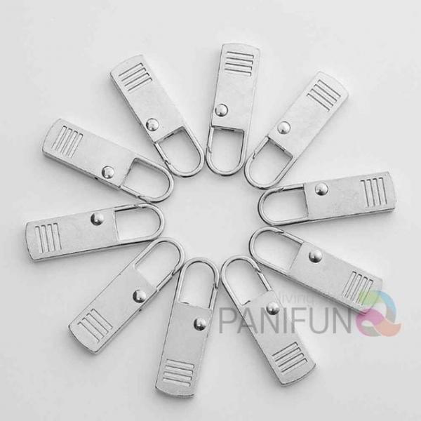 클립 지퍼고리 10p 실버 캐리어지퍼수선 지퍼장식 의류지퍼 지퍼부품 지퍼고장