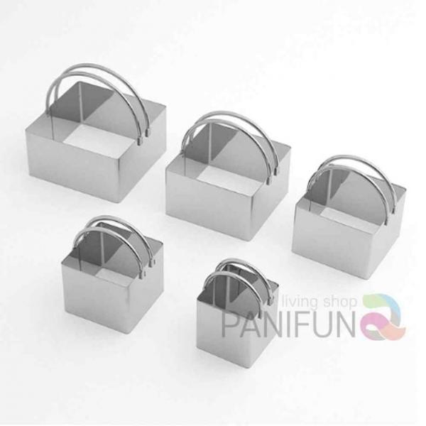 사각 스텐쿠키커터 5p 쿠키DIY 스텐쿠키틀 베이킹재료 쿠키재료 미니쿠키커터