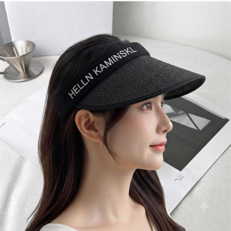 자외선차단 와이드챙 라탄모자 1+1 여름 챙모자 썬캡