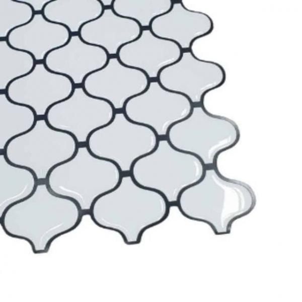 타일스티커 흰색 주방시트지 포인트벽지스티커