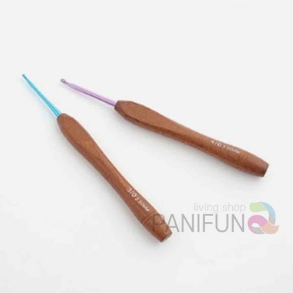 우드핸들 코바늘 9종 털실바늘 목도리뜨개질 뜨개질바늘 코바늘손뜨개 코바늘뜨개질