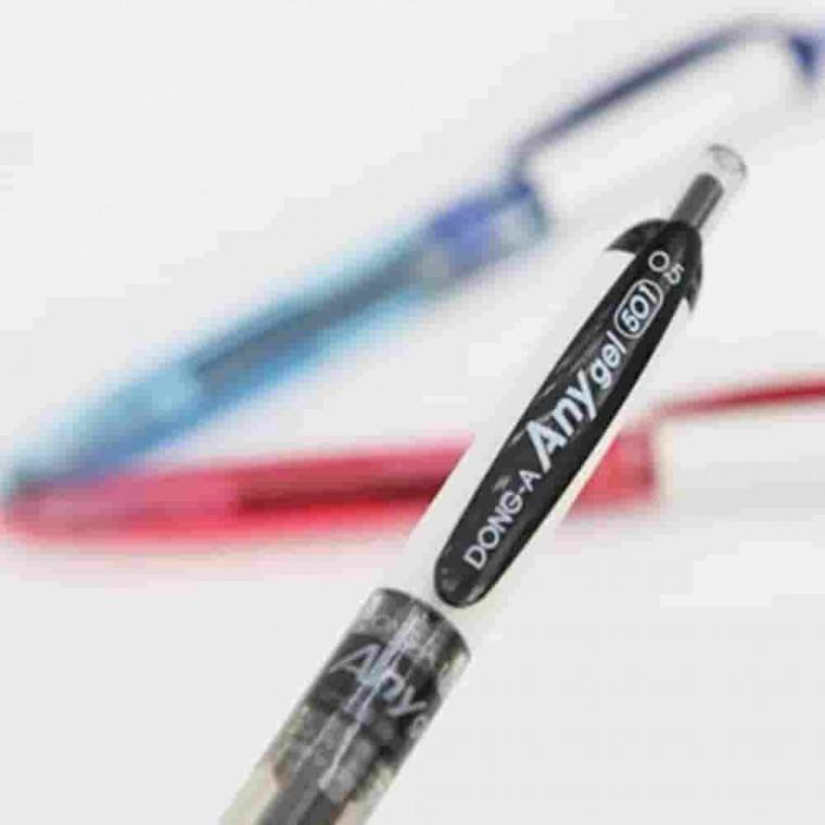 애니겔 0.5mm 흑 필기감좋은볼펜 볼펜판촉 판촉볼펜 클립펜