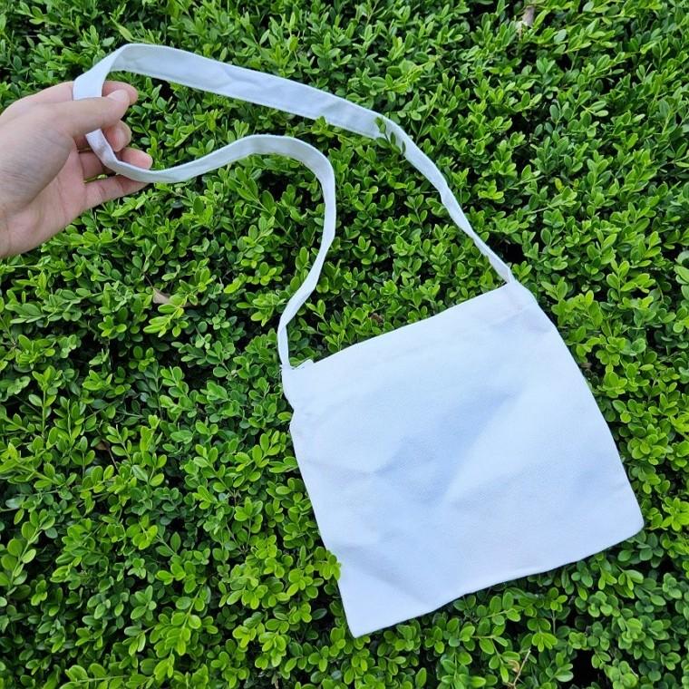 DIY 크로스 무지 에코백 가방 20X22 학교 학원 미술