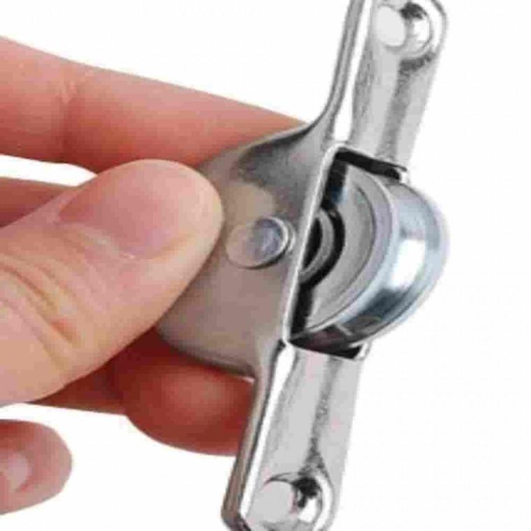 철베어링호차25mm 레일롤러 샷시롤러 슬라이딩롤러 레일호차