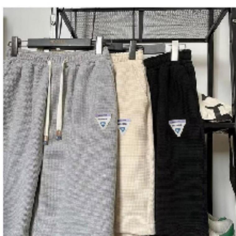 남성바지 여름반바지 허리 편한 남자 와플 반바지 밴딩 시원한바지 5부 남자여름바지 패턴 여름 패션 외출