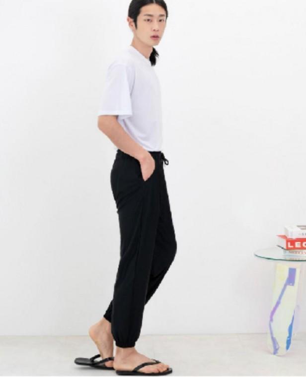 남성여름바지 남성 남자여름바지 시원한바지 조거팬츠 나일론 데일리 긴바지 밴딩 여름 1P