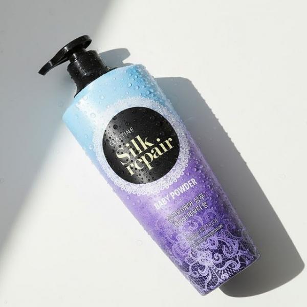 영양 공급 오일 코팅 윤기 베이비파우더향 샴푸 550ml