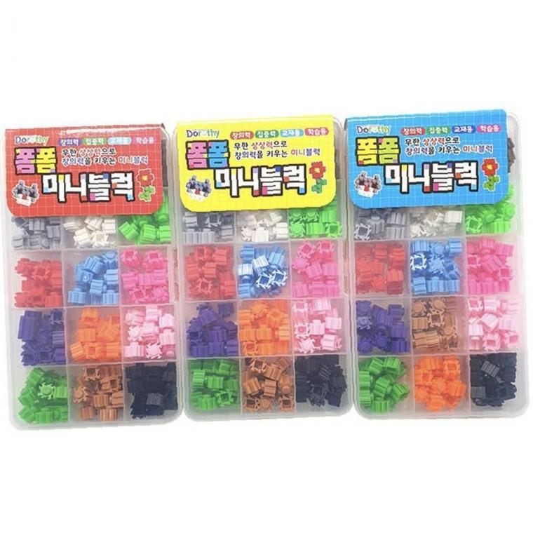 미니폼폼블럭 폼폼블럭 정교 나노블럭 디폼블럭 블록