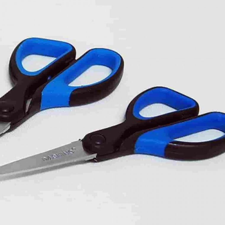 소프트가위 중 18Cm 문구가위 다목적가위 사무실가위 스테인레스가위