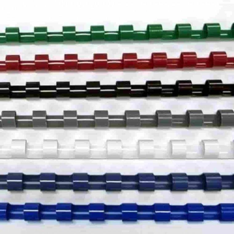 플라스틱링19mm 흑색 100개입 제본스프링 제본용링 책제본링 스프링제본