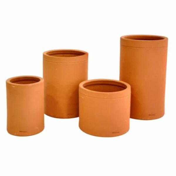 원통 14x19 황토 토분 인테리어화분 정원화분