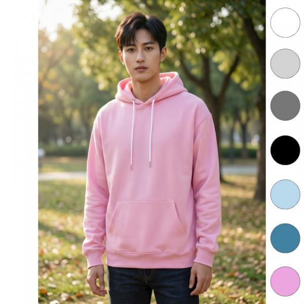 유니바운드 후드티 오버핏 커플티 루즈핏 단체복 무지 캐주얼룩 빅사이즈 커스텀후드티 단체제작 단체티