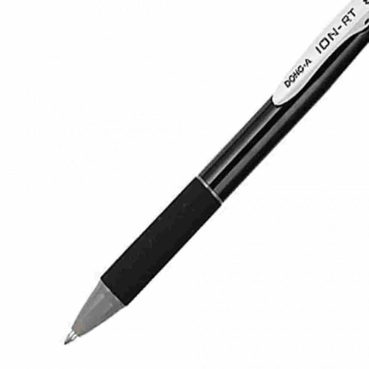 이온알티 볼펜 1.0mm 흑색 필기감좋은볼펜 노크식볼펜 부드러운볼펜 잘써지는볼펜
