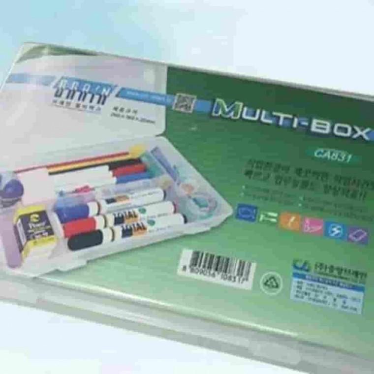 멀티박스 필통 색연필정리 펜정리함 부품박스 볼트보관함