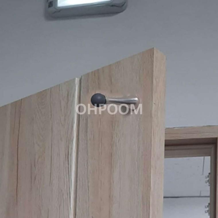 일자스토퍼 90mm 크롬 방문스토퍼 문스토퍼 방문도어스토퍼