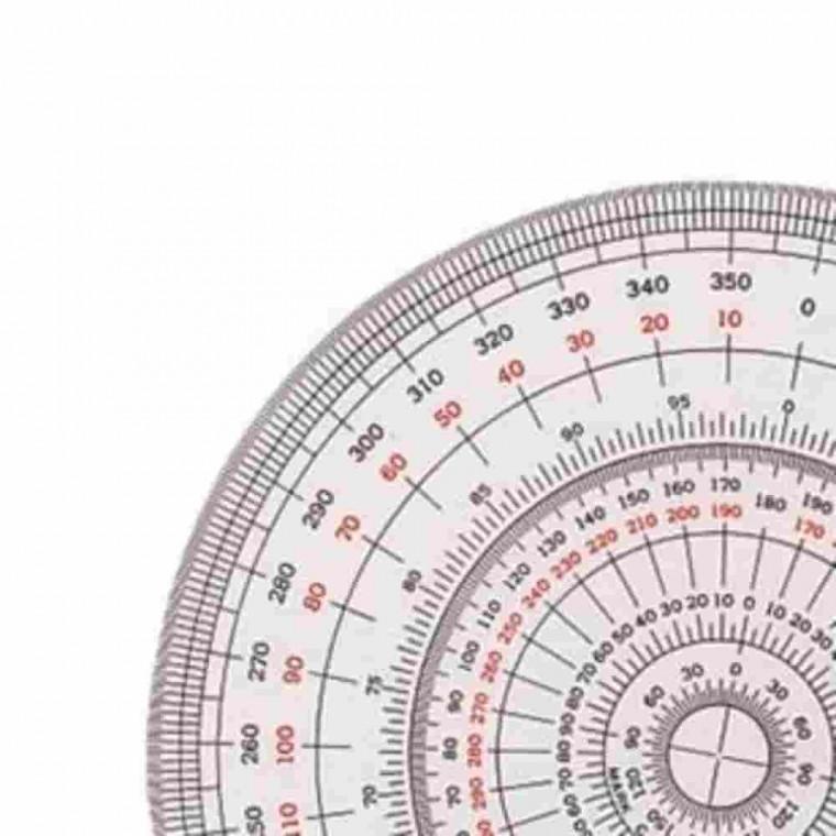 전원분도기 18cm 각도계 동그라미자 각도측정기 원형각도기