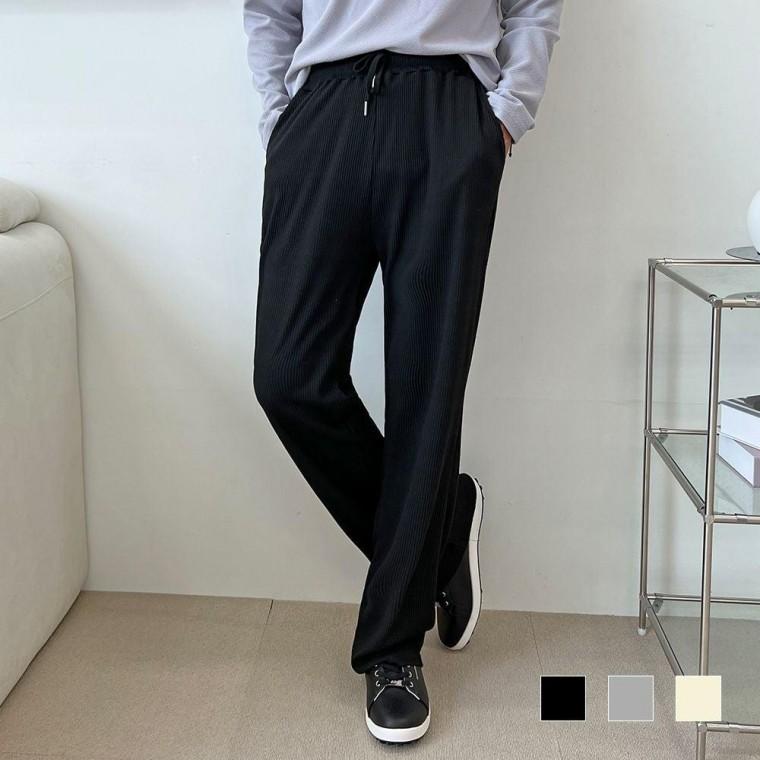 남자통바지 남성 남성통바지 밴딩 가을 와이드 팬츠 바지 남자여름바지 여름 시원한바지 봄 플