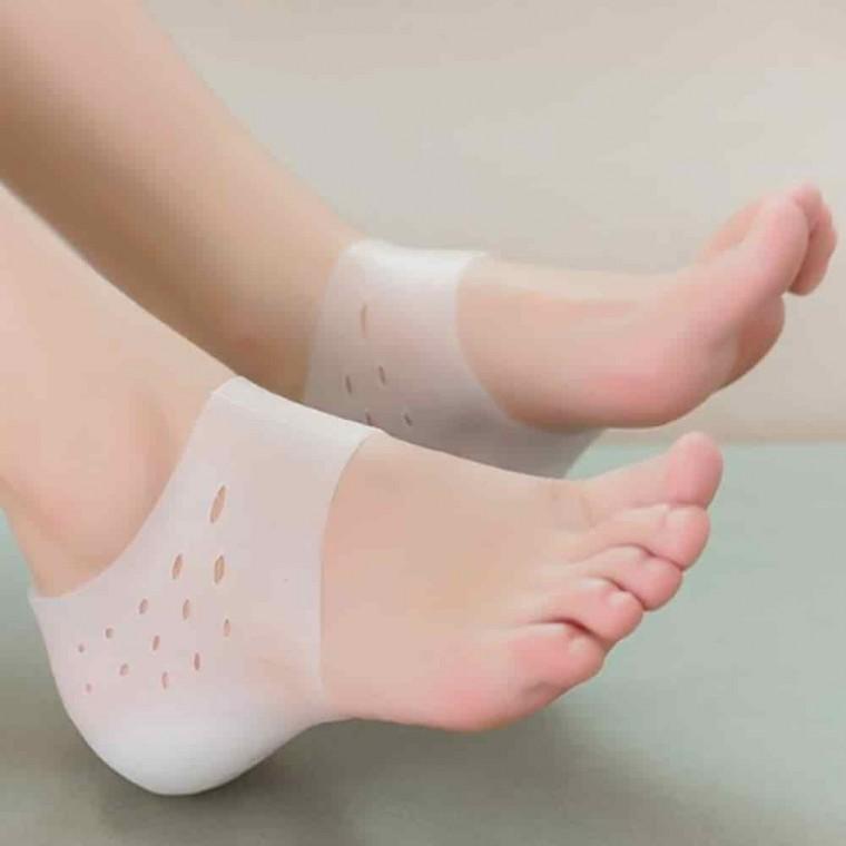 3cm 키높이 실리콘깔창 발뒤꿈치갈라짐패드 뒤꿈치패드양말 발뒤꿈치패드 뒷꿈치양말 보습양말