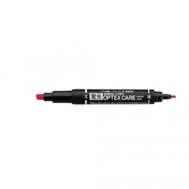 형광펜양쪽사용 3.8mm 0.8mm 적색 사무문구 밑줄형광펜 수험생형광펜 다꾸형광펜