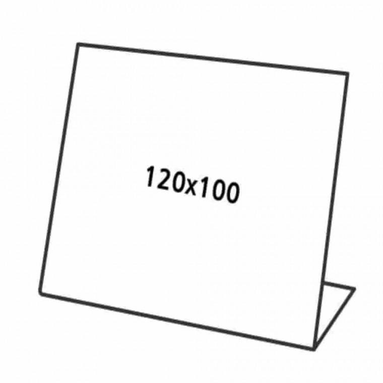 쇼케이스 단면120x100 3EA 메뉴스탠드 카페안내판 음식점가격표 베이커리이름표 가격표홀더
