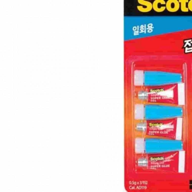 순간접착제 일회용 젤 3개 젤타입접착제 강력접착제 다목적접착제 만능접착제