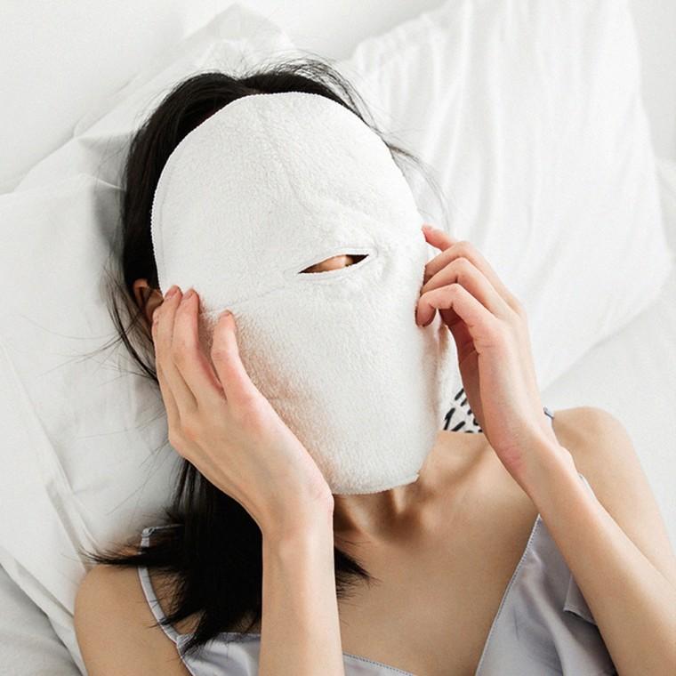 피부 관리 타올 페이스 얼굴 타월 마사지 모공 스팀