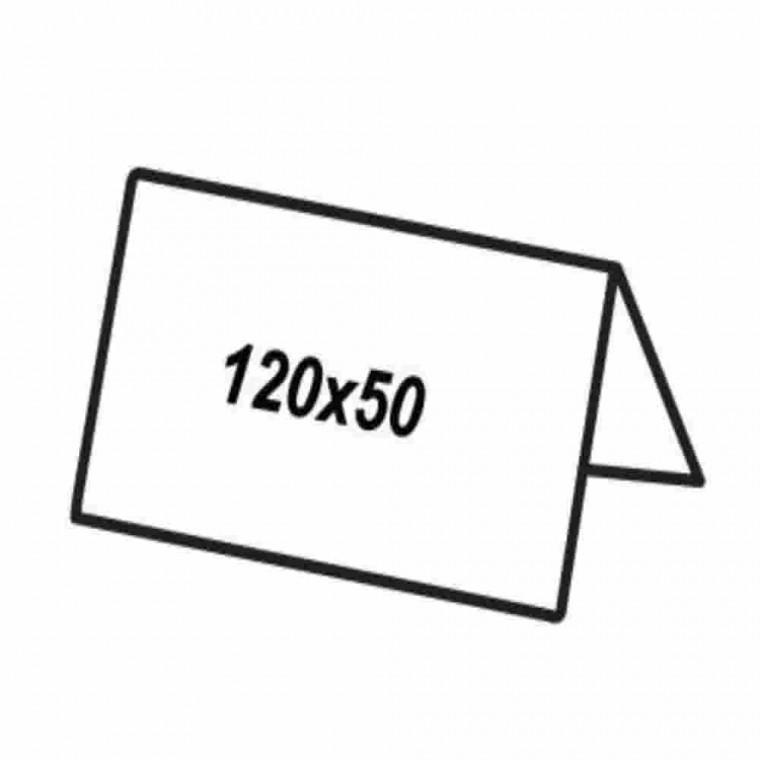 쇼케이스 양면120x50 3EA 가격표시 옷가격표 가격표시판 테이블안내판 매장가격표