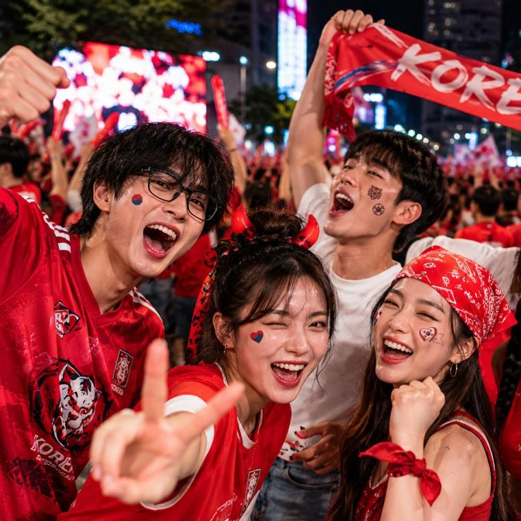 [개미물류] 대한민국타투 월드컵 축구 아시안게임 붉은악마 피파 타투스티커 판박이 태극기 응원