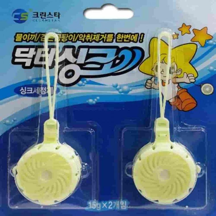 걸이식 걸음망세정제 6개 싱크대배수구클리너 배수구클리너 배수구세정제 씽크대세정제 싱크대탈취제