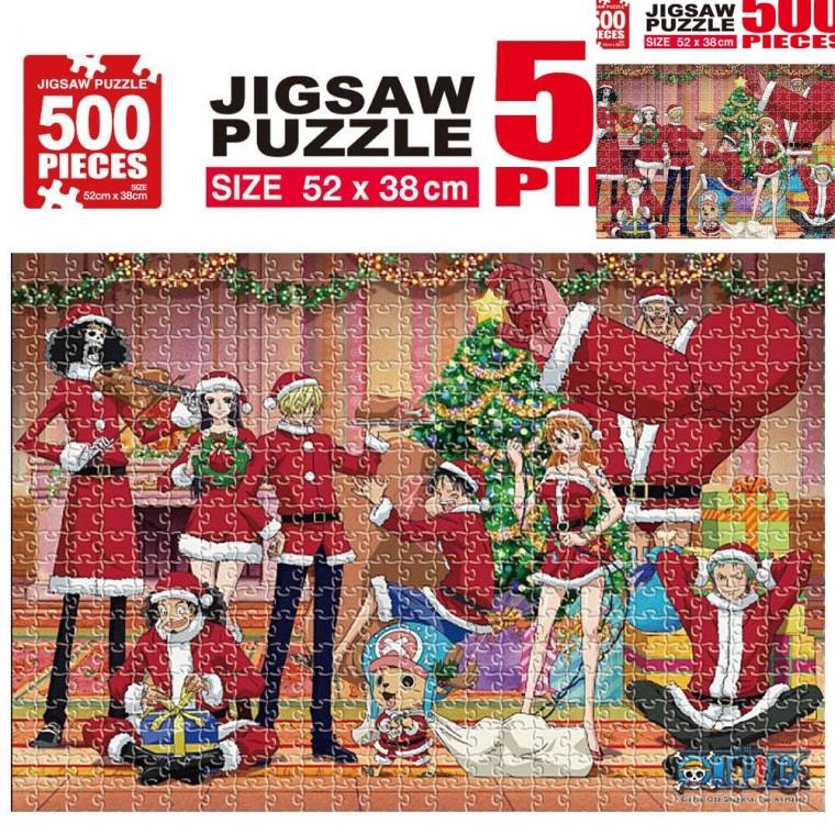 원피스 직소퍼즐 500pcs 크리스마스 청소년퍼즐 직소퍼즐액자 퍼즐액자