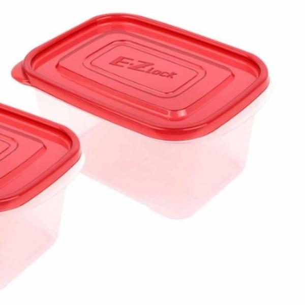 직사각 간편용기 800ml 2P 야채보관용기 밀폐용기