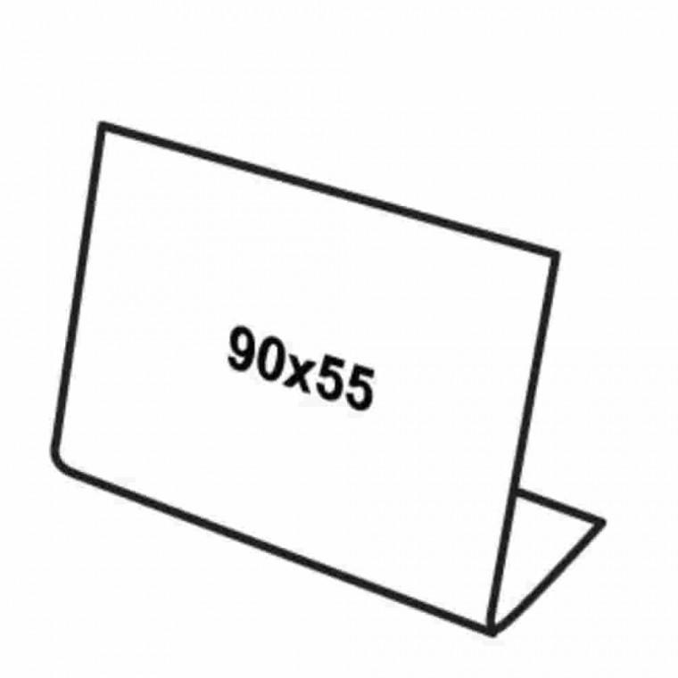 쇼케이스 단면90x55 3EA 가격표홀더 안내판 상품가격표 가격표시대 마트가격표