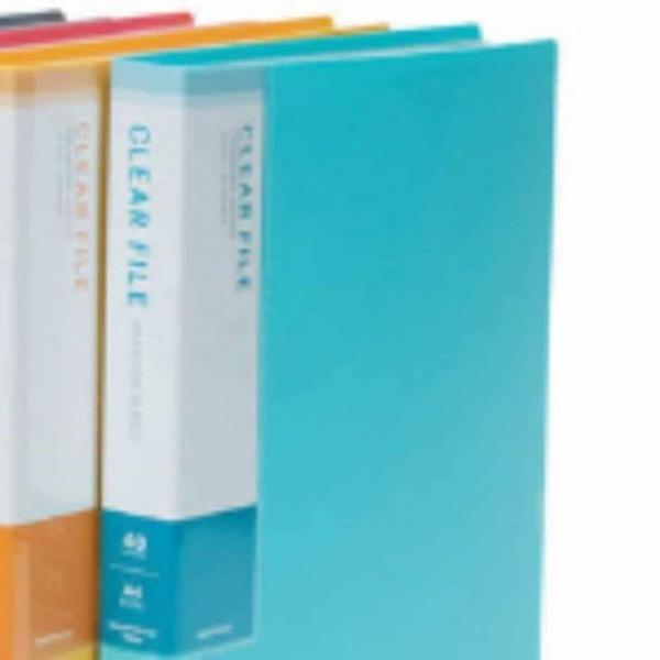 색상별 클리어화일(40매/아쿠아) 부동산계약파일 부동산계약서파일