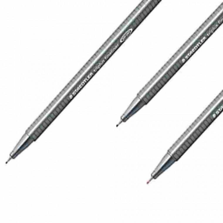 삼각 화인라이너펜 0.3mm 흑 필기펜 사무용펜 노트필기펜 공부펜