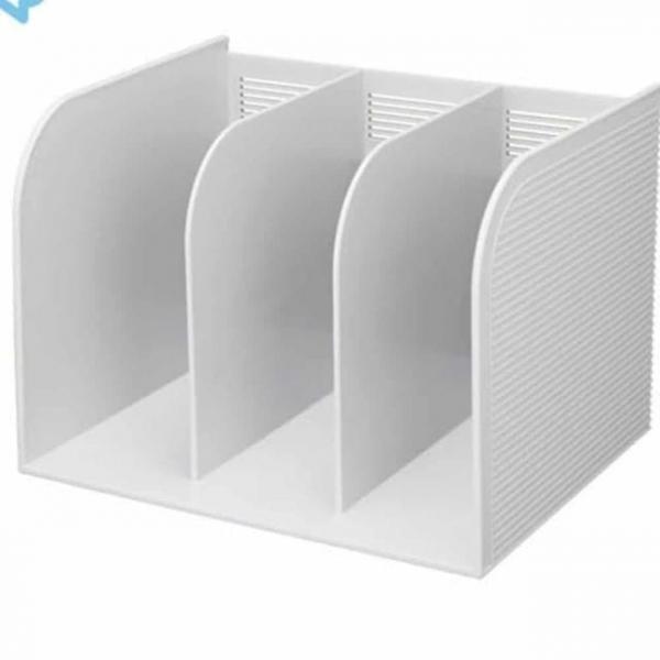 데스크 책꽂이 3단 (회색) 책꽂이3단 3칸책꽂이